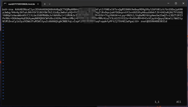 查看 ssh key